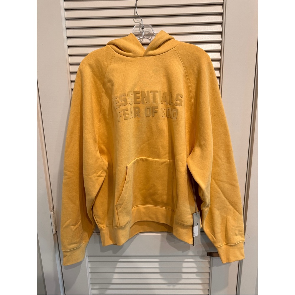Essentials Fear of God Yellow Hoodie